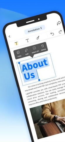 LightPDF: AI Chat PDF, Scanner для iOS — скриншот 1