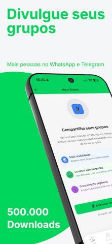 Links de Grupos — Linkado app для Android — скриншот 1
