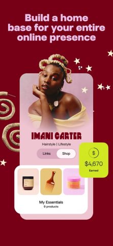 Linktree: Link in Bio Creator для iOS — скриншот 1