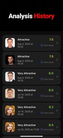 LookStar Рейтинг AI: Лица для iOS — скриншот 5