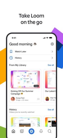 Loom: Screen Recorder для iOS — скриншот 1