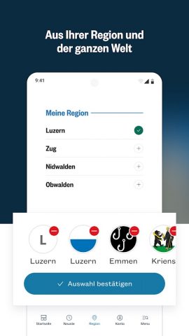 Luzerner Zeitung для Android — скриншот 3