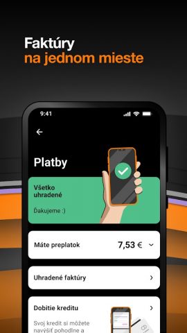 Môj Orange для Android — скриншот 2