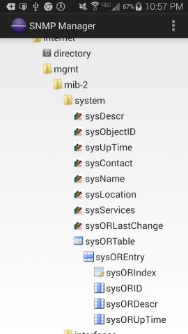 MIB Browser + SNMP Manager для Android — скриншот 1