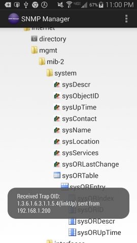 MIB Browser + SNMP Manager для Android — скриншот 5