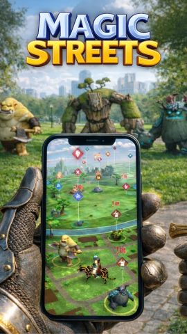 Magic Streets: GPS RPG Go Game для Android — скриншот 1