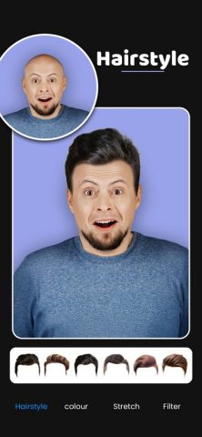 Man Hair Style Editor : Smarty для iOS — скриншот 1