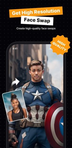 Mango Face Swap Video для Android — скриншот 3