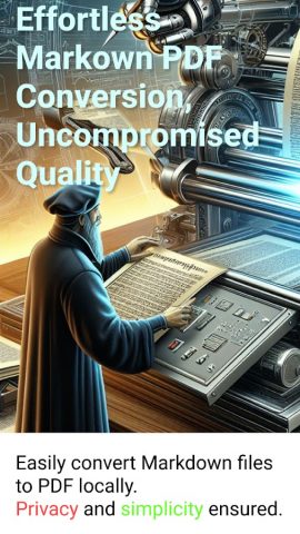 Markdown to PDF Fast Converter для Android — скриншот 1
