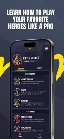 Marvel Rivals Tier List для iOS — скриншот 3