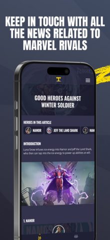 Marvel Rivals Tier List для iOS — скриншот 5