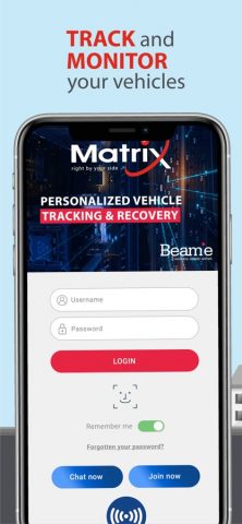 Matrix Vehicle Tracking для iOS — скриншот 1