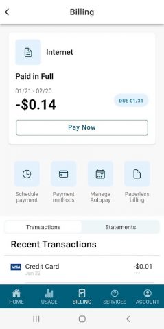 MediacomConnect для Android — скриншот 4