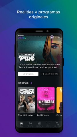 Mediaset Infinity España для Android — скриншот 2