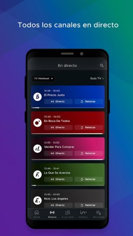 Mediaset Infinity España для Android — скриншот 5