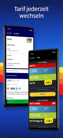 Mein HoT: eSIM & SIM-Tarife для Android — скриншот 4