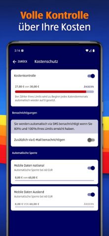 Mein HoT: eSIM & SIM-Tarife для Android — скриншот 5