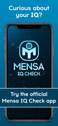 Mensa IQ Check для iOS — скриншот 1