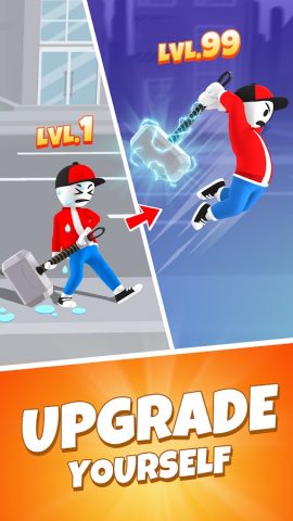 Merge Fighting: уличные драки для Android — скриншот 3