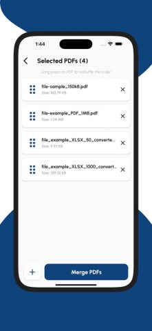 Merge PDF — Combine PDF Files для iOS — скриншот 2