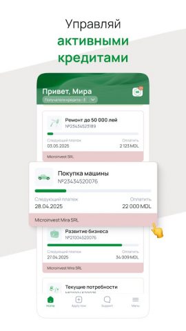 Microinvest для Android — скриншот 3