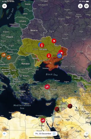 Military Summary: Conflict Map для Android — скриншот 4