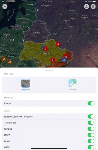 Military Summary: Conflict Map для Android — скриншот 5