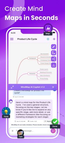 MindMap AI: AI Mind Map Maker для iOS — скриншот 2