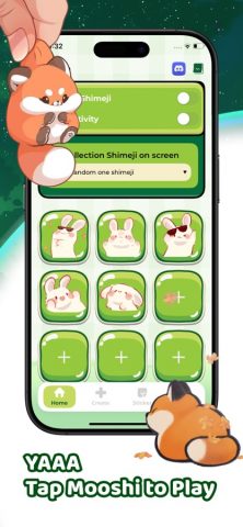 Mooshi — Ah Shimeji для iOS — скриншот 1