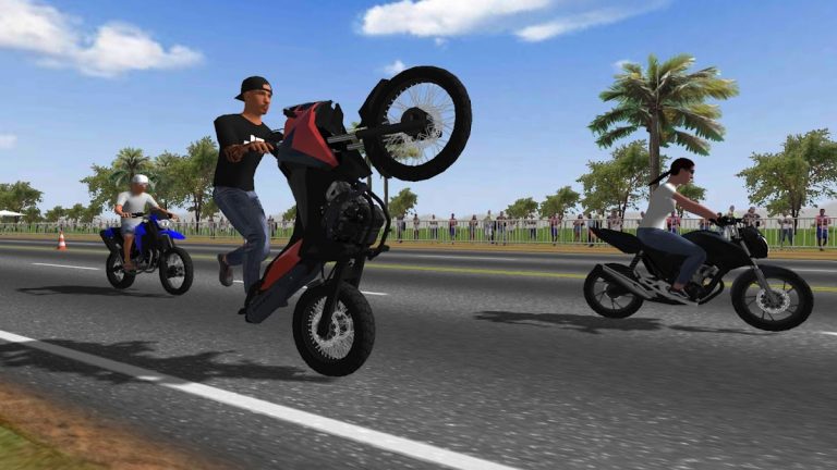 Moto Wheelie 3D для Android — скриншот 1