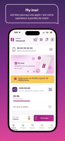 My inwi для iOS — скриншот 1