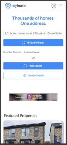 MyHome.ie для iOS — скриншот 1