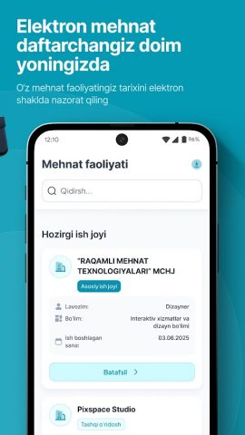 MyMehnat для Android — скриншот 2