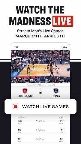 NCAA March Madness Live для Android — скриншот 1