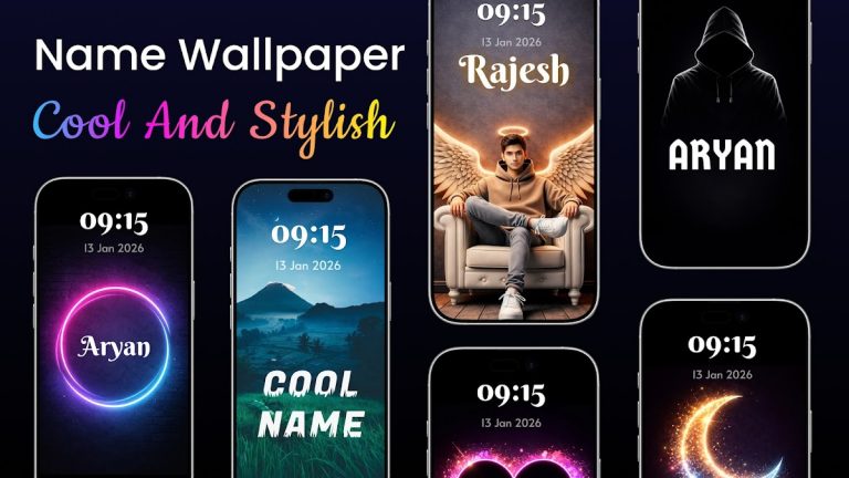 Name wallpaper maker для Android — скриншот 1