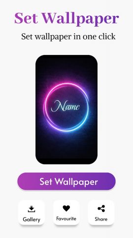 Name wallpaper maker для Android — скриншот 5