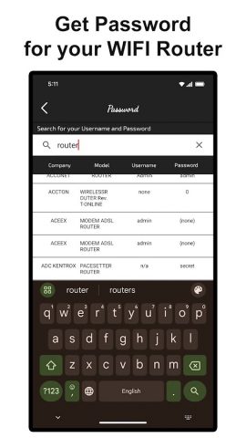 Настройки роутера: WiFi для Android — скриншот 1