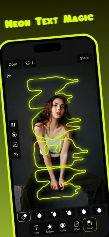 Neon – Фотоэффекты для iOS — скриншот 1