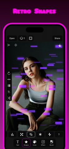 Neon – Фотоэффекты для iOS — скриншот 2