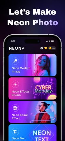Neon Text Effects — Neon Photo для iOS — скриншот 4