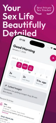 Nice — Intimacy Tracker для iOS — скриншот 1