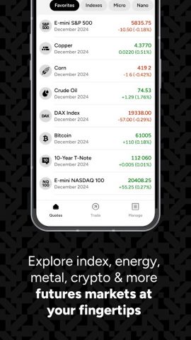 NinjaTrader | Futures Trading для Android — скриншот 2