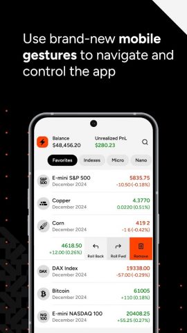 NinjaTrader | Futures Trading для Android — скриншот 4