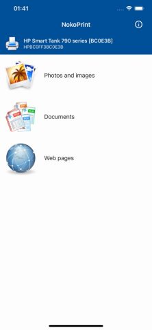 NokoPrint — Мобильная печать для iOS — скриншот 1