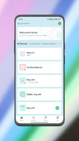 Nous Smart для Android — скриншот 2