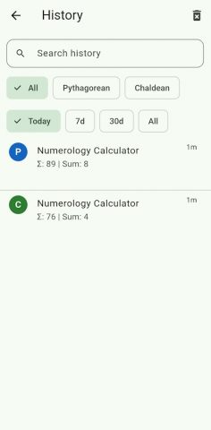 Numerology Calculator для Android — скриншот 3