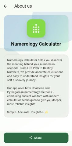 Numerology Calculator для Android — скриншот 4