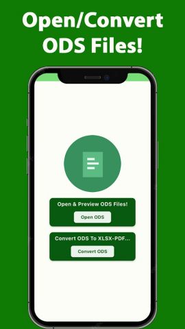 ODS Reader Converter XLSX PDF для Android — скриншот 3