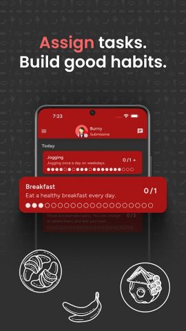 Obedience: BDSM habit tracker для Android — скриншот 1