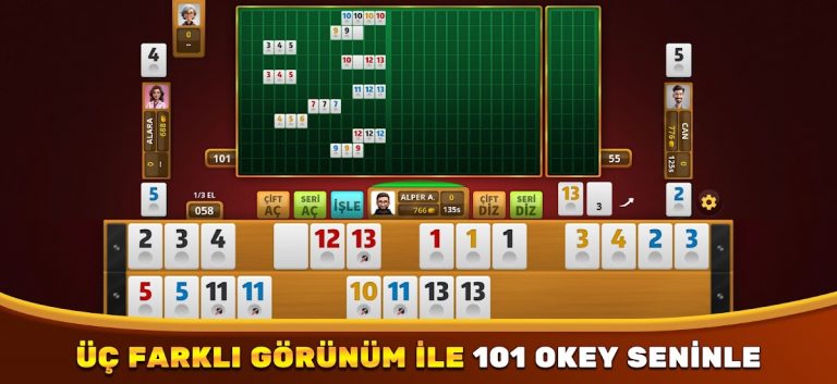 Okey & 101 Okey İnternetsiz HD для Android — скриншот 5
